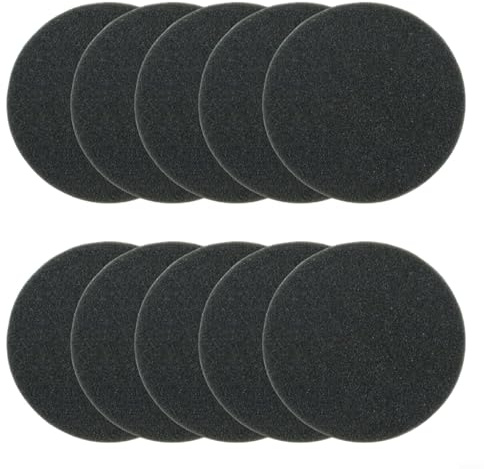 10 stycken G3-tvättbara filter för Lunos e2, ALD-R160, AB 30/60, RA 15-60, e2kort, e2neo – 140 x 140 x 5 mm svart, fint dammfilter för ventilationssystem