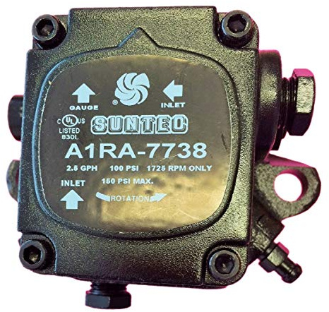 Suntec A1RA-7738 Sundstrand Waste Oil Burner HVAC Heater Pump 100PSI - 1725 RPM