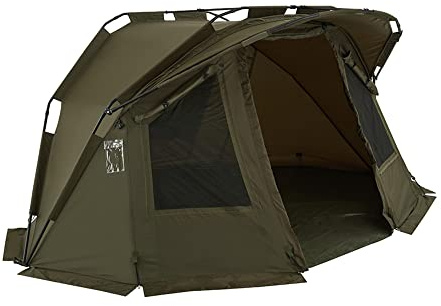 Westlake Fragment 1 Man Bivvy Fishing Tent with Detachable Peak & Internal Groundsheet, Easy to Pitch, Durable, Waterproof Shelter for One Person, All Year Round Use Includes Carry Bag, 10'000mm HH