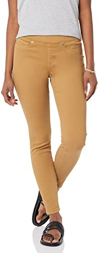 Amazon Essentials Women's Mid-Rise Stretch Pull-On Jegging - Discontinued Colours, Light Camel, 10