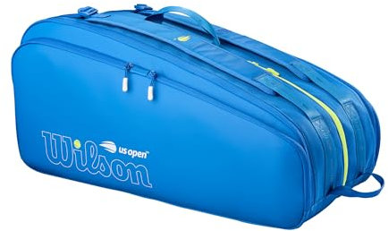 Wilson US Open Tour Tennisschlägertasche, für bis zu 12 Schläger, Blau
