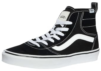 VANs Hombre Ashwood Hi Decon Zapatillas, Black and White, 8