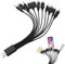 10 in 1 Universal Phone Charger,Multi Charger Cable,Universal Charger with Multiple Heads,USB Charging Cable Compatible With Samsung Lg Huawei Zte And Sony Ericsson Nokia Psp USB Charging Cables
