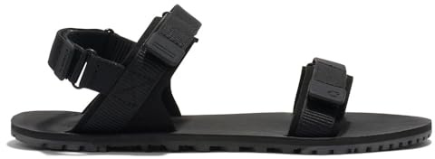 Xero Shoes Women's D-Trail Barefoot Classic Sandals, Black/Asphalt, 9