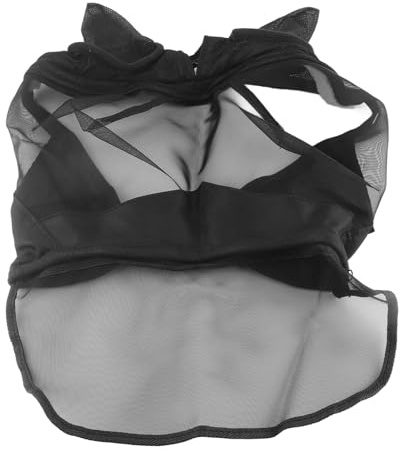 Máscara contra Moscas de Caballo, Transpirable, cómoda, de Malla Suave, Cubierta Larga para la Nariz con protección para los oídos, para Montar en senderos, Todas Las Razas, (Metro)