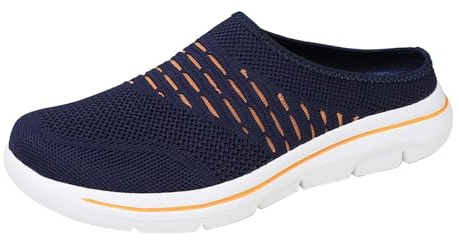 Damtofflor herr Slip On Clogs ventilerande pantoletter unisex halkfri sula fritidsskor unisex sneakers ventilerande slip-skor mjuka ortopediska skor utomhus vandringsskor