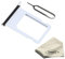 Ewparts Sim Card Holder Slot Replacement Part for Iphone 8 plus Sim Card Tray (Silver)