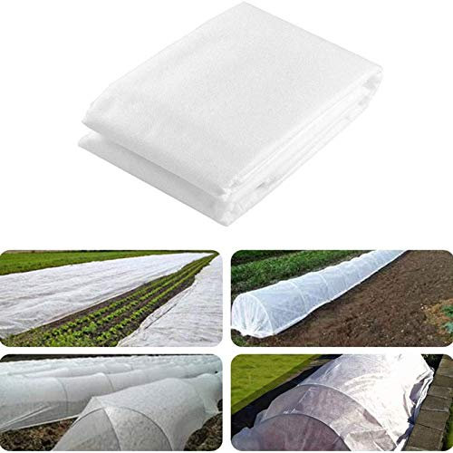 Vello da giardino,Antigelo per piante Tessuto non tessuto Fodera in tessuto orticola Piante Vegetali Ombra Coperta Anti Insetti Uccelli Attrezzature per la germinazione