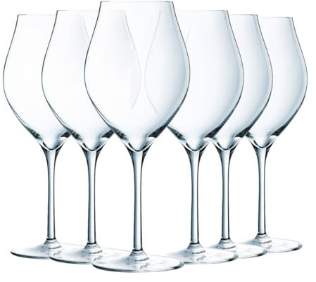 Chef&Sommelier - Collection Exaltation - 6 Verres à pied 47 cl - Fabriqués en France - Emballage renforcé