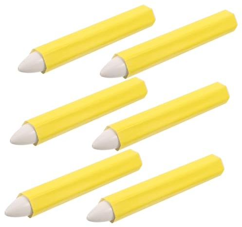 LIFKOME 6pcs Tire Marker Pens for Vehicle Maintenance Durable Crayon for Tire Repair Portable Auto Accessories for Marking Materials