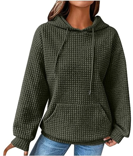 Sweat Oversize Femme Chemise Noel sous Angora Automne Ado Sport Cachemire Ample Norvégien Chauffant de Mohair Pull Halloween Femme Sweater Coeur Pull Oversize Vert Armée XXL