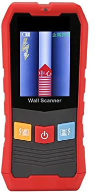 Rilevatore Tubi e Cavi, 4 in 1 Metal Detector Wood Stud Finder AC Voltage Live Cable Wire Depth Tracker Wall Scanner(387S)