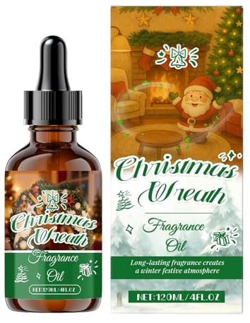 Huile parfumée pour bougies – 120 ml – savon de vacances, bougie de Noël, huile parfumée pour les vacances, l'hiver, la maison, la chambre à coucher, le salon, la salle de bain, la méditation