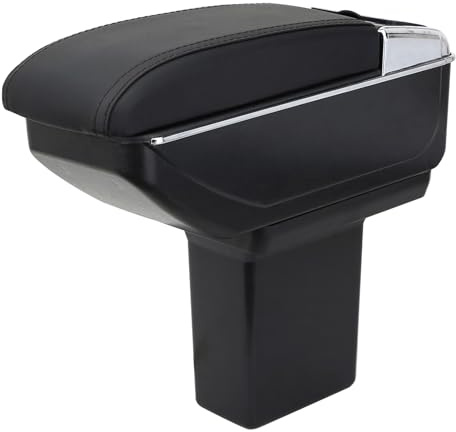 YJYWZH Bracciolo Centrale per Opel Mokka (2021-2025) – Doppio vano Portaoggetti, Funzione Portabicchiere Integrata, Coperchio Scorrevole, Comfort di Guida