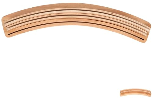 MAGICLULU Kartenhalter Spielkartenhalter und Stabilem Holzsockel mit Gebogener Form für Spielkarten und Spiel Geeignet für Senioren und Kinder