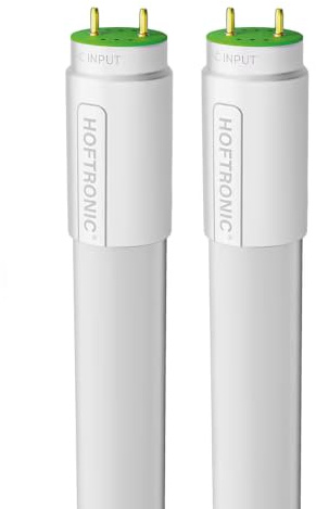 HOFTRONIC - T8 G13 - Set di 2 tubi LED 150 cm - 24 Watt 3840 lumen (160 lm/W) - Super efficace - 4000 K bianco neutro - Sostituisce il tubo fluorescente 128 W (128 W/840) - Senza sfarfallio - Tubo