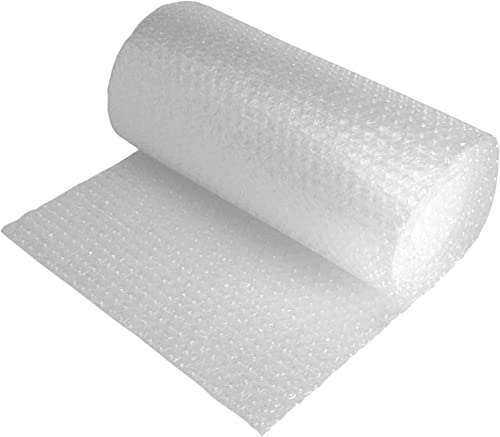 SEVEN4-UK Clear Bubble Wrap Roll 300mm x 10m – Lightweight Polythene Packaging Material with Small Bubbles for Shipping, Moving, Storage, and Fragile Item Protection at Home, Office, or Warehouse
