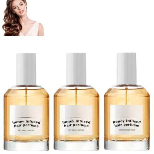 Fragancia para cabello impregnada de miel, perfume para cabello de mujer, aceite esencial de perfume de feromonas para cabello, spray nutritivo e hidratante para cabello