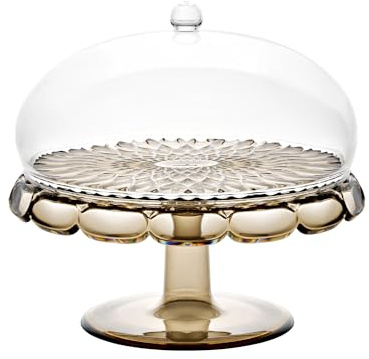 Guzzini - Vanity, alzata con campana, fumo, in Bio-based SAN e Bio-based SMMA - TERRA