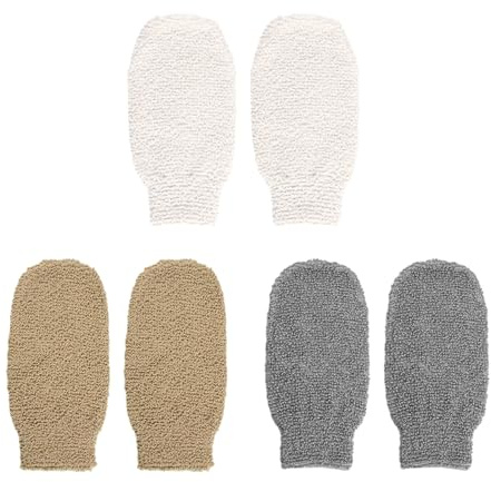 6 Piezas De Guantes De Baño, Herramientas De Limpieza Corporal, Suministros Para El Cuidado Del Cuerpo, Toallas Creativas De Baño, Accesorios De Baño.