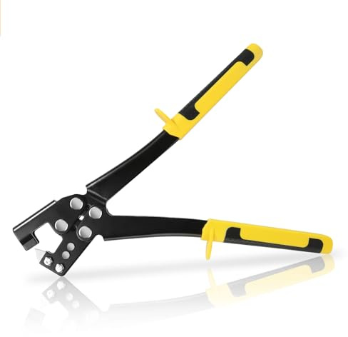 Pinza composita per cartongesso, pinza crimpatrice leggera per bulloni in acciaio, pinza per fori a chiglia in acciaio con manico per la costruzione in case uffRos magazzini