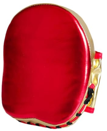 kesurpae Coaching Workout Exercise Övningsplatta Sparkplatta Herr Boxsäck Utrustning Bekvämt Grepp Halv Boll Handflata Boxningsskydd Barn Träning Strike Rund PU Läder