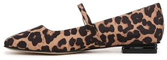 Franco Sarto Women's Tinsley Mary Jane Flat, Leopard Print Fabric, 5 UK