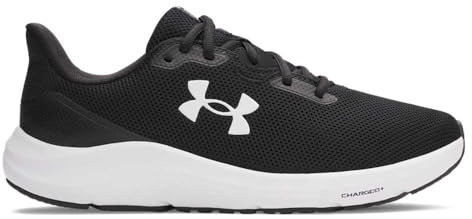 Under Armour Herren UA Charged Pursuit 4 Laufschuhe, Black/Black/White, 43 EU