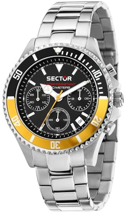 Sector No Limits Orologio Uomo, Cronografo, Analogico, Cassa 43 mm, Limited Edition Collezione 230, Regalo Compleanno