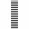 vidaXL Zebrarollo Schwarz 60x230 cm Stoffbreite 55,9 cm Polyester, Zebra-Rollo, Doppelrollo, Zebra-Jalousie für Fenster, Doppelrollo, Zebra-Rollo