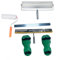 JVJ Self-Levelling Tools Cement Kit Floor Construction Roller Self Levelling Spike Shoes Epoxy Floor Paint Tools Stainless Steel Scraper Self-Leveling Rake