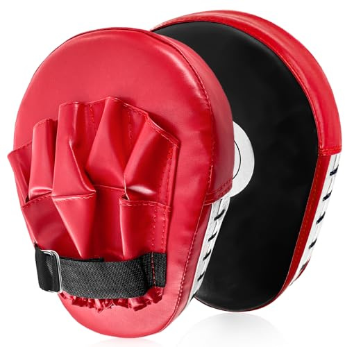 xiaoxiaozhijia Boxing Mitt Pads, 1 Coppia Paracolpi Boxe Colpitori