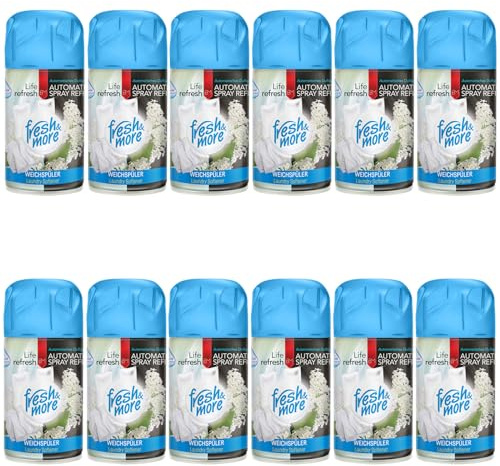 Fresh & More Lufterfrischer Nachfüller (3er Pack) 250ml, Weichspüler