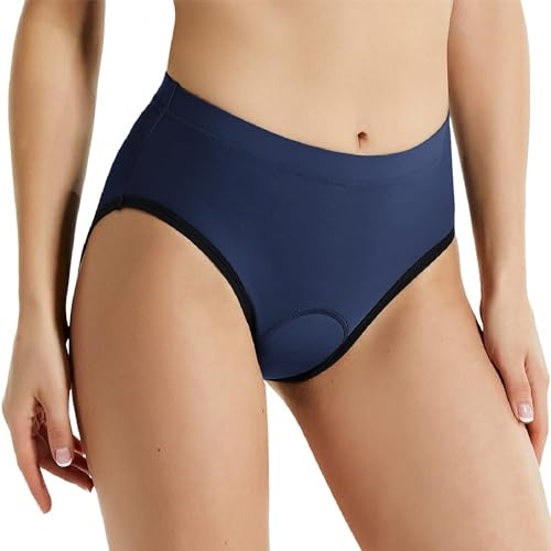 baleaf Pantaloncini Ciclismo Donna 3D Imbottiti Gel Leggero Traspirante Intimo per Ciclismo da Donna Mutande Bicicletta Blu M