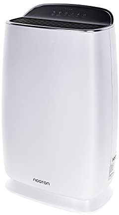Noaton AP 2145, purificatore d'aria CADR 200 m3/h, fino a 45 m2, HEPA (99,97%), filtro a carbone, filtro fotocatalitico + filtro UV, ionizzatore