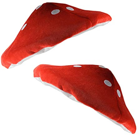 Toyvian Kinder Hut 2 Stücke Lustige Mütze Pilze Hut Kinder Tiermütze Winter Kopfbedeckung Partyhut Wackelohrenmützen für Erwachsene Kleinkind Baby Party Dekoration Anlage Cosplay Kappe