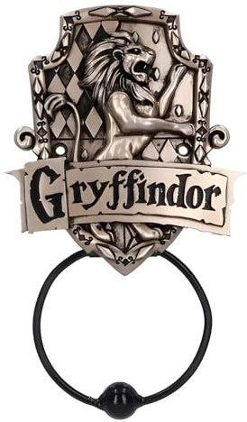 Nemesis Now Battente per Porta con Licenza Ufficiale Harry Potter Grifondoro, Bronzo, 24,5 cm, 24.5cm