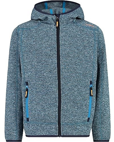 CMP Kinder Fleece Hoodie Jacke, deep Lake-Reef, 110