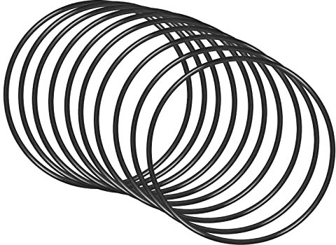 QUARKZMAN Nitrile Gomma O-Ring 75mm x 71mm x 2mm Guarnizioni di Tenuta Anelli Rubinetti Rotondo Guarnizione Rondella per Rubinetto Idraulica Riparazione Sigillatura Connessione, 10 Pezzi