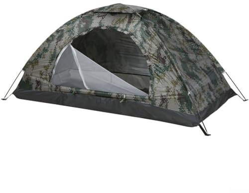 Sileduove Camping Zelt Automatisches Sofortzelt Pop Up Zelt, Doppelschicht Wasserdicht & Winddichte Ultraleichte Kuppelzelt UV Schutz für Trekking, Familien, Rucksackreisen(1 person B)