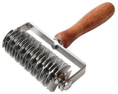 KEALBAUS - Cuchillo de rodillo, rodillo de repostería, rueda de corte, cuchillo de rodillo, cuchillo de pastelería, cuchillo de rodillos