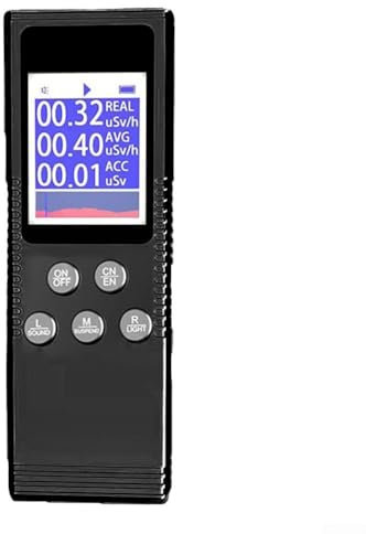 Multifunktionell bärbar Geiger-räknare med snabbladdningskapacitet och tydligt gränssnitt för daglig övervakning (silver)