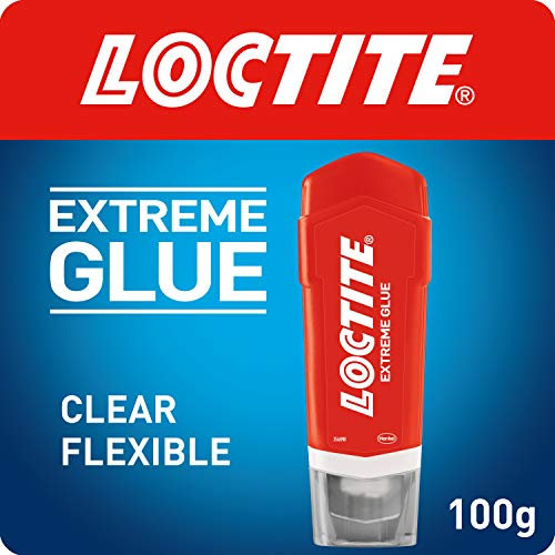 Loctite 2504117 Extreme Glue Gel, All-Purpose Clear Glue, Fast-Acting Clear Glue for Wood, Metal, Stone, Glass, and Rubber, Transparent, 1 x 100 g