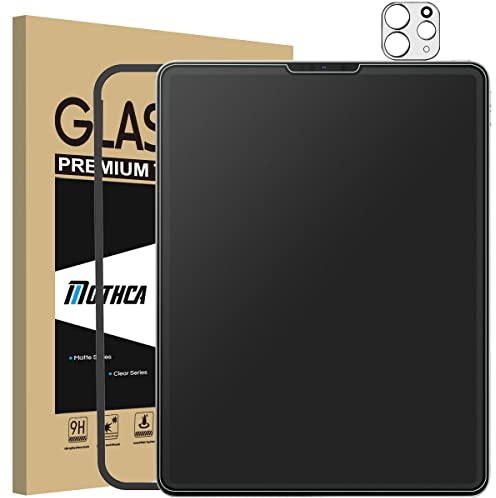 Mothca Matte für Panzerglas für iPad Pro 11 Zoll (2022/2021/ 2020/2018) und iPad Air 4/ Air 5 (2022) 10,9 Zoll, 1x Matte Schutzfolie + 1x Kameraschutz, Anti-Fingerabdruck Anti-Reflex,1+1 Stück