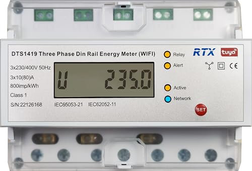 3-Phasen-Stromzähler bis zu 80A TUYA WiFi