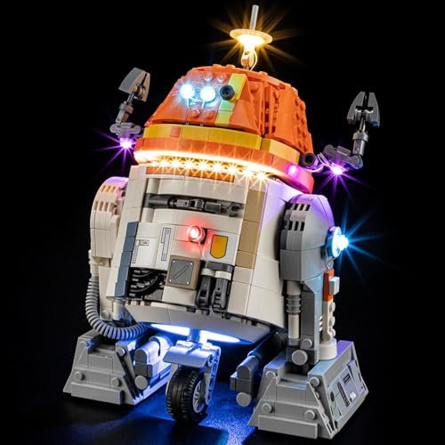 LED Light for Lego 75416 Chopper (C1-10P) Astromech Droid Set, Light Kit Compatible with Lego 75416 Building Blocks Model, Not Included The Model Set