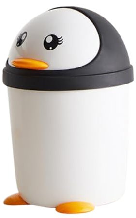 FUNOMOCYA Cestino Per Spazzatura Per Ragazzo Cestino in Plastica Per Rifiuti Carino e Kawaii Per Auto Bagno Camera Letto Scrivania Ufficio