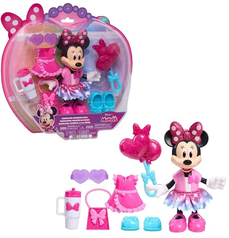 Minnie Disney Jr Poupée Mode articulée 15 cm