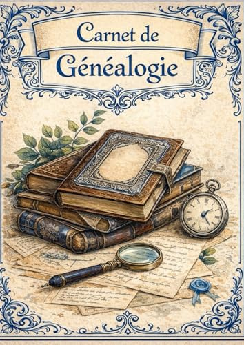 Carnet de Généalogie Familiale : Livre pour retracer son arbre généalogique, conserver l’histoire de ses ancêtres et organiser les informations de famille