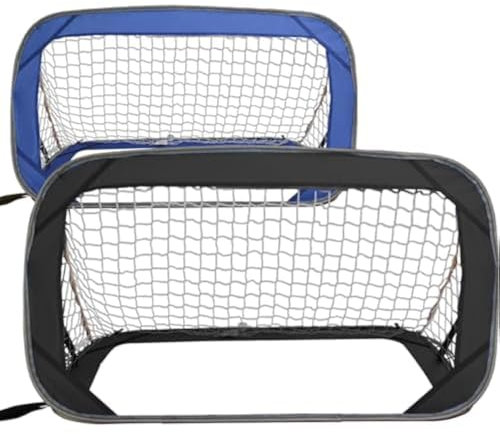 Kapler Fußballtor fussballtore 2er Set pop-up torwand Tor: für Garten Kinder faltbar und stabil torwandschießen: Outdoor-Spielzeug